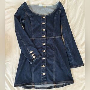 Levi's Long Sleeve Veda Denim Dress